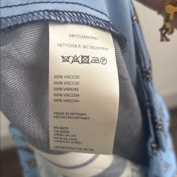 Anthropologie x Maeve Printed Pleated A-Line Culottes - Picture 6 of 6